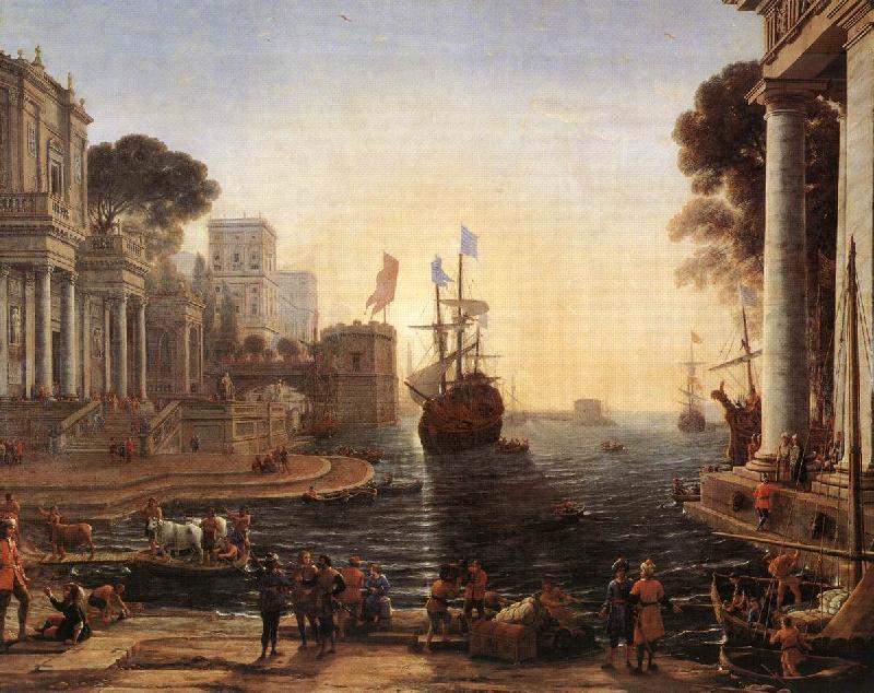 Claude Lorrain Ulysses Returns Chryseis to her Father vgh